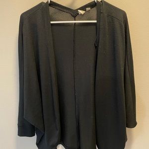 GAP black lightweight cardigan with 3/4 sleeves
